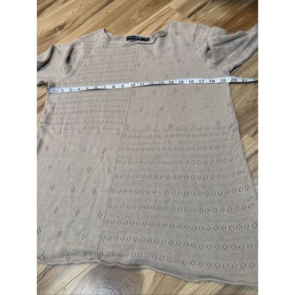 Gudrun Sjoden tan knit top size Medium - Picture 6 of 7